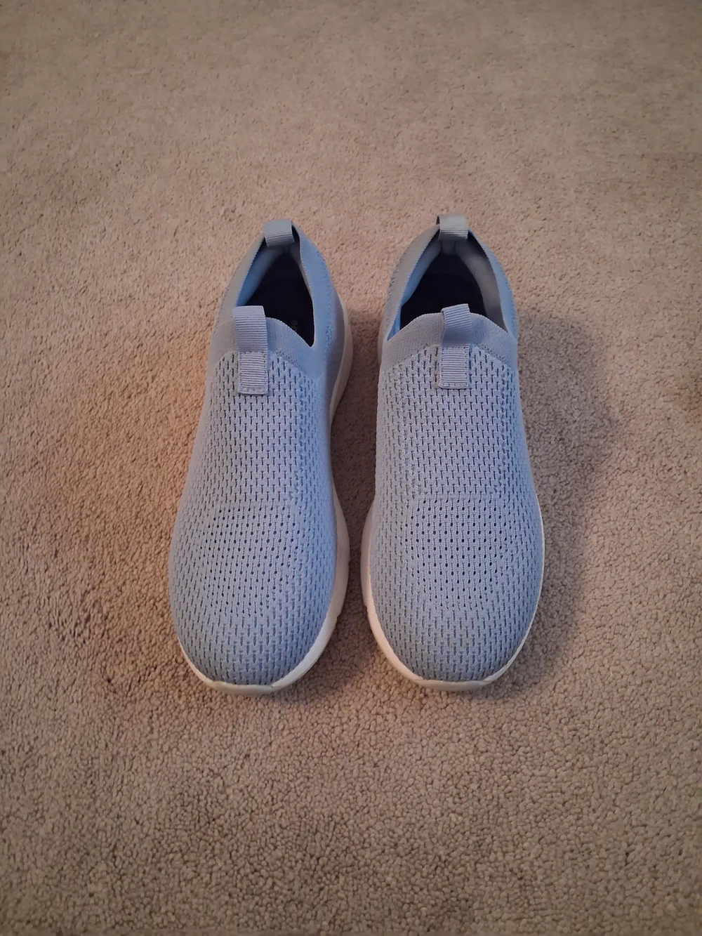 Easy Spirit Light Blue Slip-On Women's Sneakers